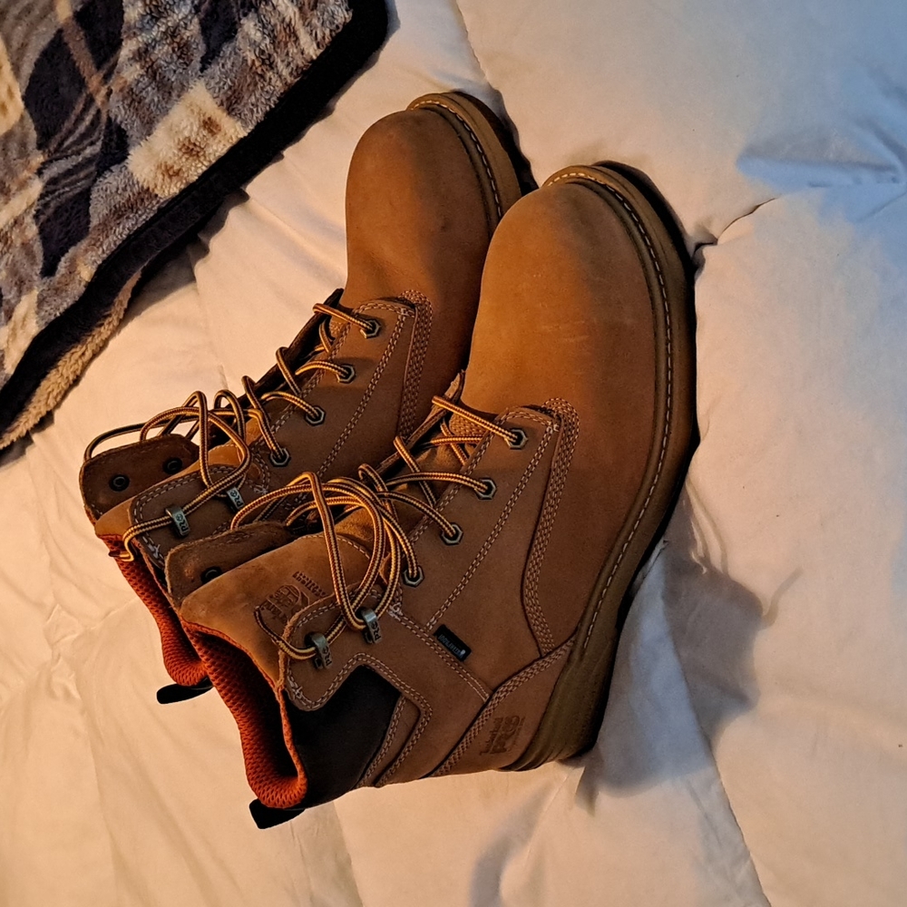 Timberland pro boots.